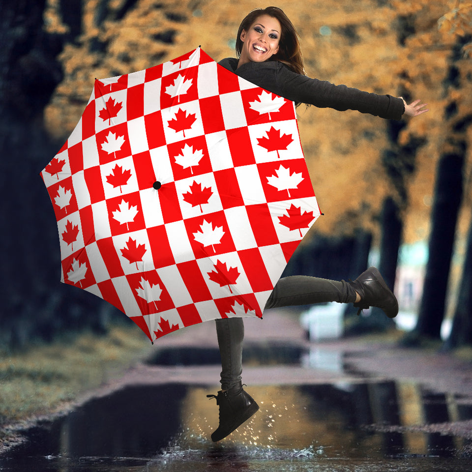 Canada Pattern Print Design 05 Umbrella