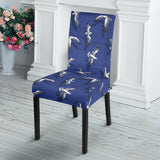 Seagull Pattern Print Design 03 Dining Chair Slipcover