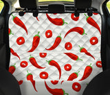 Chili Pattern Dog Car Seat Covers