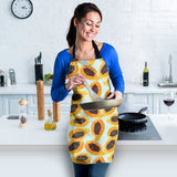 Watercolor Papaya Pattern Adjustable Apron