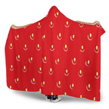 Strawberry Texture Skin Pattern Hooded Blanket
