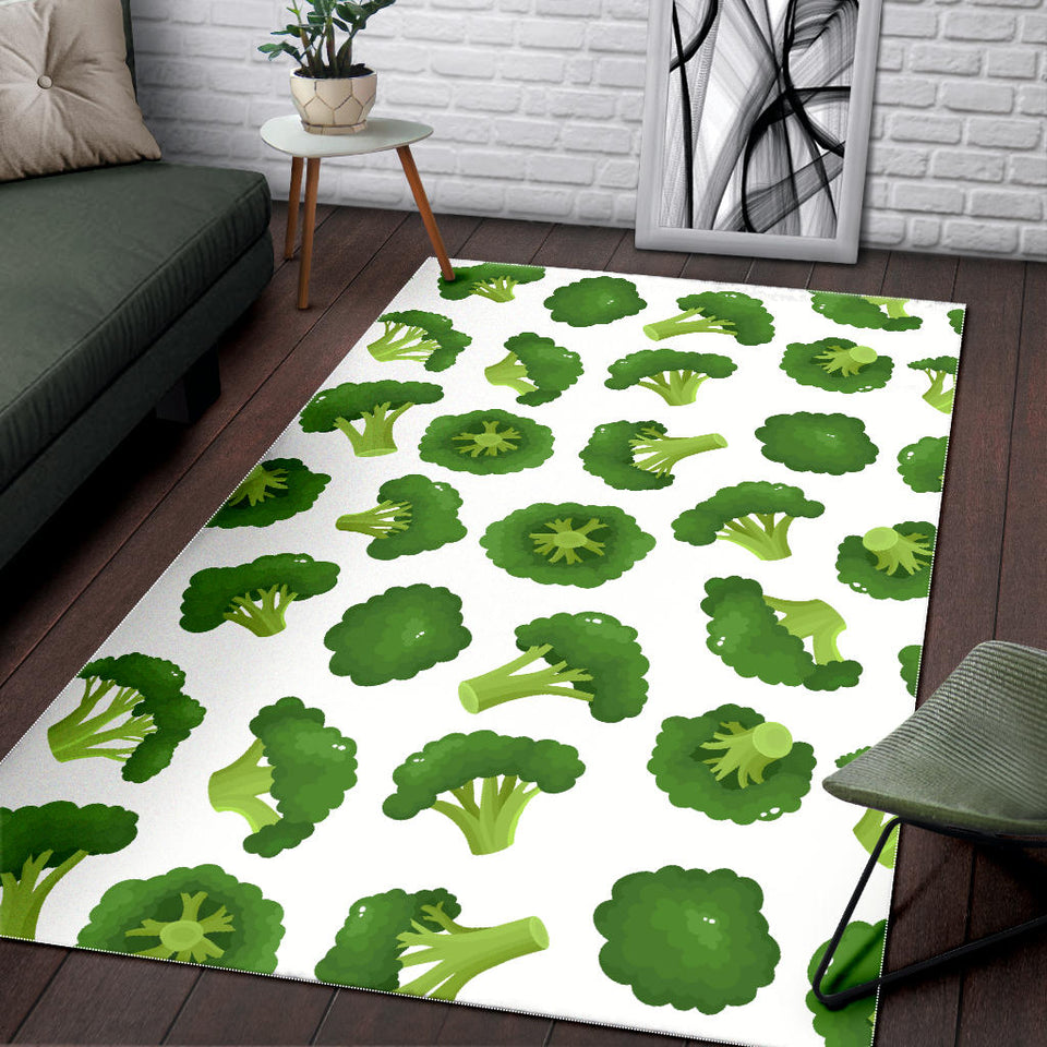 Cute Broccoli Pattern Area Rug