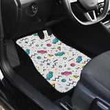 Candy Design Pattern Front And Back Car Mats