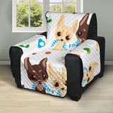 Cute Chihuahua dog pattern Recliner Cover Protector