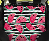 Watercolor Paint Textured Watermelon Pieces Dog Car Seat Covers