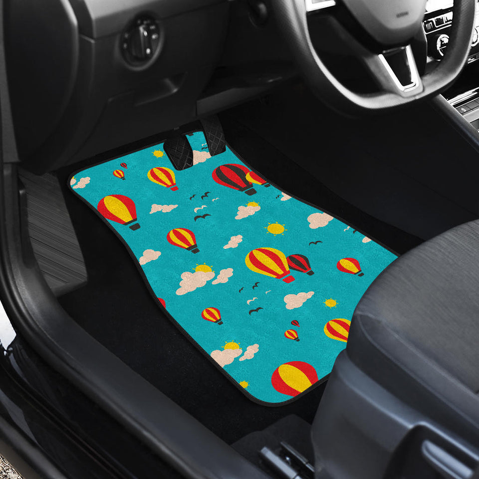 Hot Air Balloon Sky Pattern Front And Back Car Mats