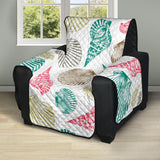 Colorful shell pattern Recliner Cover Protector