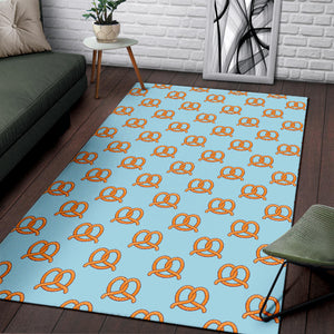 Pretzels Pattern Print Design 03 Area Rug