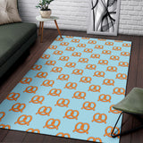 Pretzels Pattern Print Design 03 Area Rug
