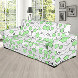 Chemistry Periodic Table Pattern Print Design 03 Sofa Slipcover