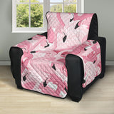 Pink flamingos pattern background Recliner Cover Protector