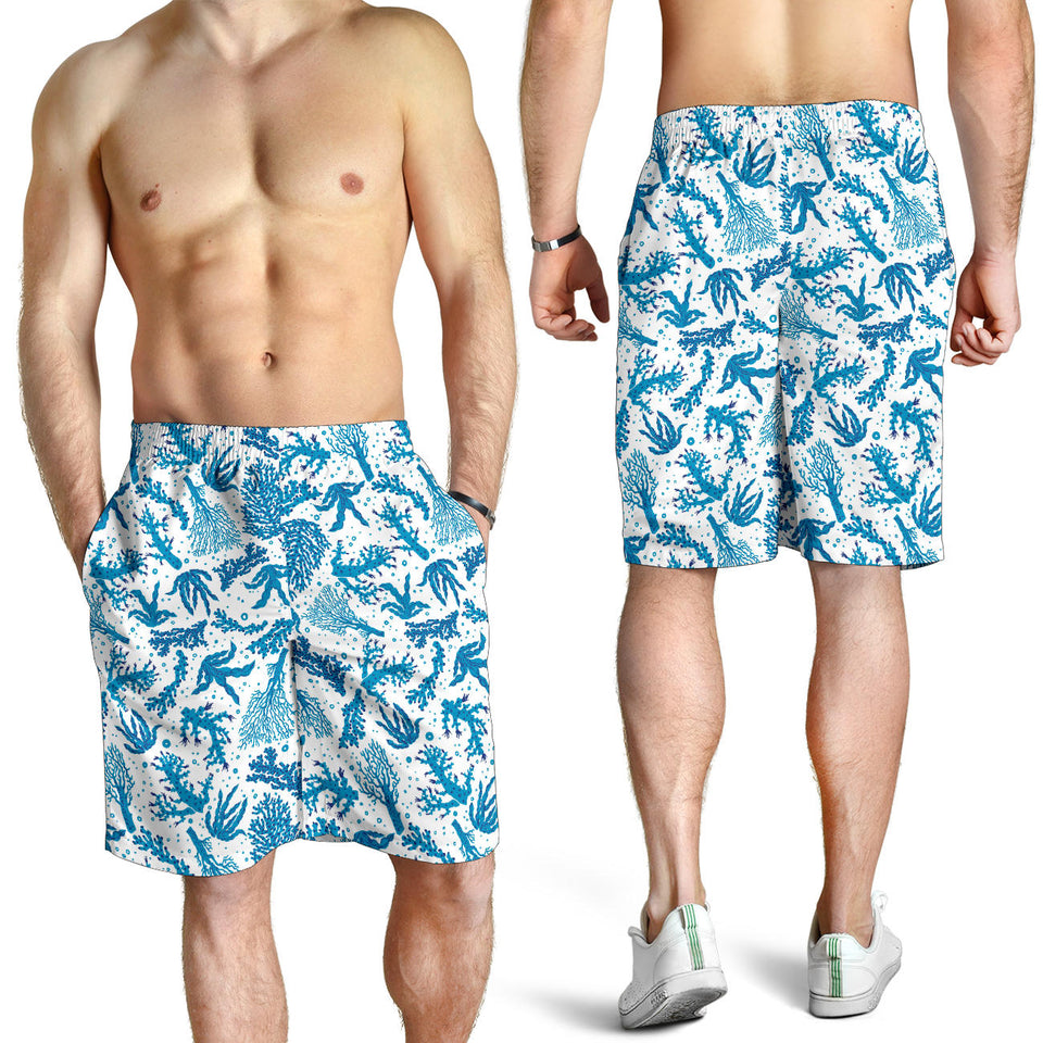 Coral Reef Pattern Print Design 01 Men Shorts