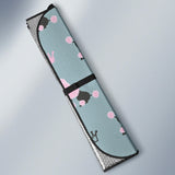 Poodle Dog Pattern Car Sun Shade