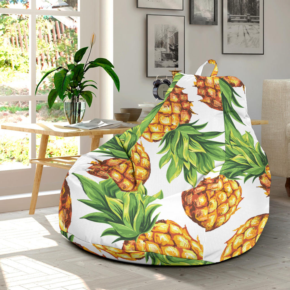 Pineapples Design Pattern Bean Bag Cover