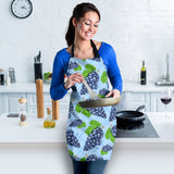 Watercolor Grape Pattern Adjustable Apron