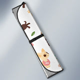 Cute Chihuahua Puppie Pattern Car Sun Shade