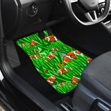 Clown Fish Pattern Print Design 01 Front and Back Car Mats