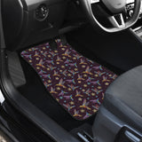 Hummingbird Pattern Print Design 04 Front Car Mats
