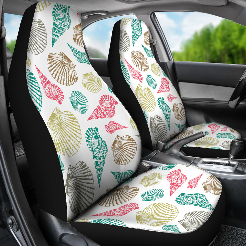Colorful Shell Pattern  Universal Fit Car Seat Covers