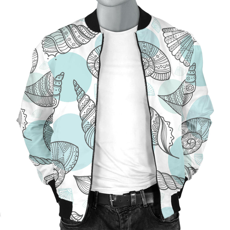 Shell Polynesian Tribal  Men'S Bomber Jacket