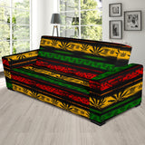 Canabis Marijuana Weed Pattern Print Design 04 Sofa Slipcover