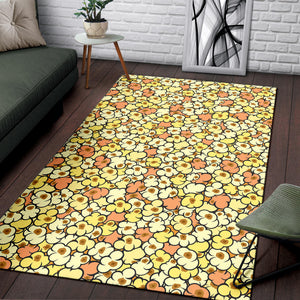 Popcorn Pattern Print Design 03 Area Rug