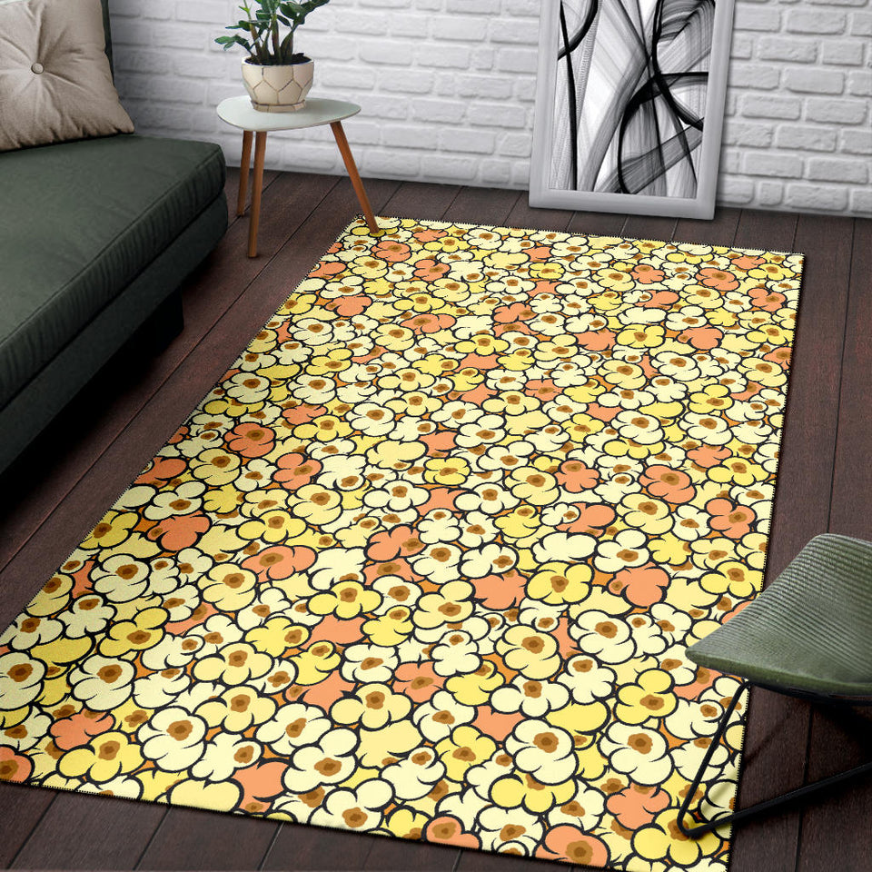 Popcorn Pattern Print Design 03 Area Rug