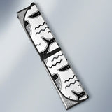 Black Whale Pattern Car Sun Shade