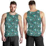 Elephants jungle pattern Men Tank Top