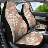 Beautiful Hexagon Japanese  Pattern Universal Fit Car Seat Covers