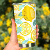 Lemon Design Pattern Tumbler