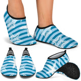 Starfish Blue Blackground Aqua Shoes