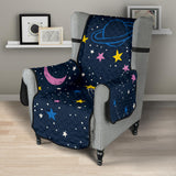 space pattern with planets, comets, constellations and stars Chair Cover Protector