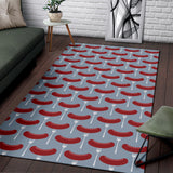 Sausage Pattern Print Design 02 Area Rug