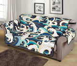 Japanese wave pattern Sofa Cover Protector