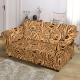 Bengal Tigers Pattern Loveseat Couch Slipcover