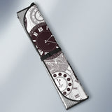 Classic Vintage Clock Pattern Car Sun Shade