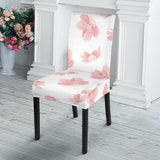 Pink Sakura Cherry Blossom Pattern Dining Chair Slipcover