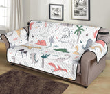 Cute cartoon dinosaurs tree pattern Sofa Cover Protector