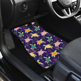 Colorful Sea Turtle Pattern Front Car Mats