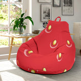 Strawberry Texture Skin Pattern Bean Bag Cover