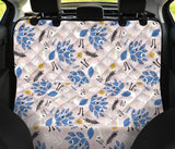 Cute Peacock Pattern Dog Car Seat Covers