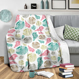 Colorful Shell Pattern Premium Blanket