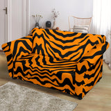 Bengal Tigers Skin Print Pattern Loveseat Couch Slipcover