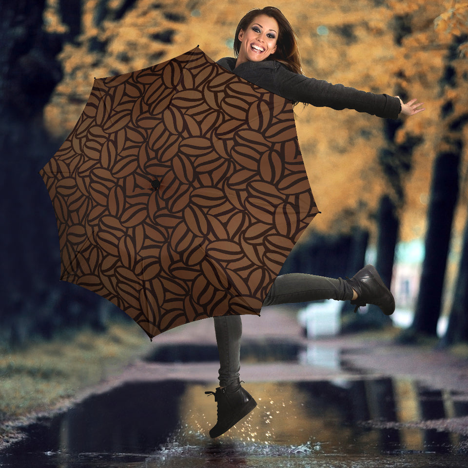 Coffee Bean Pattern Umbrella