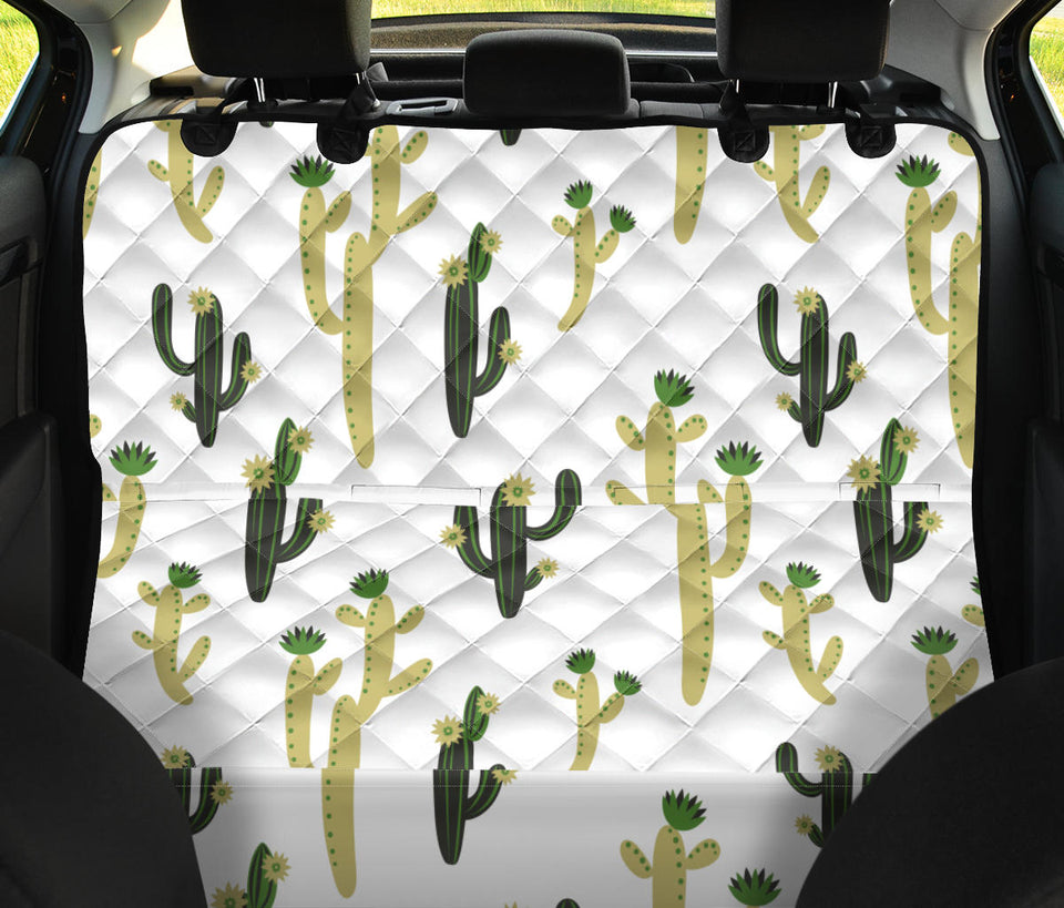 Cute Cactus Pattern Dog Car Seat Covers