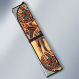 Camel Polynesian Tribal Design Pattern Car Sun Shade