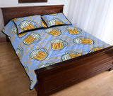 Beer pattern Quilt Bed Set