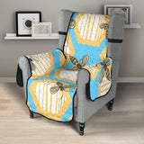 Bee honeycomb pattern Chair Cover Protector