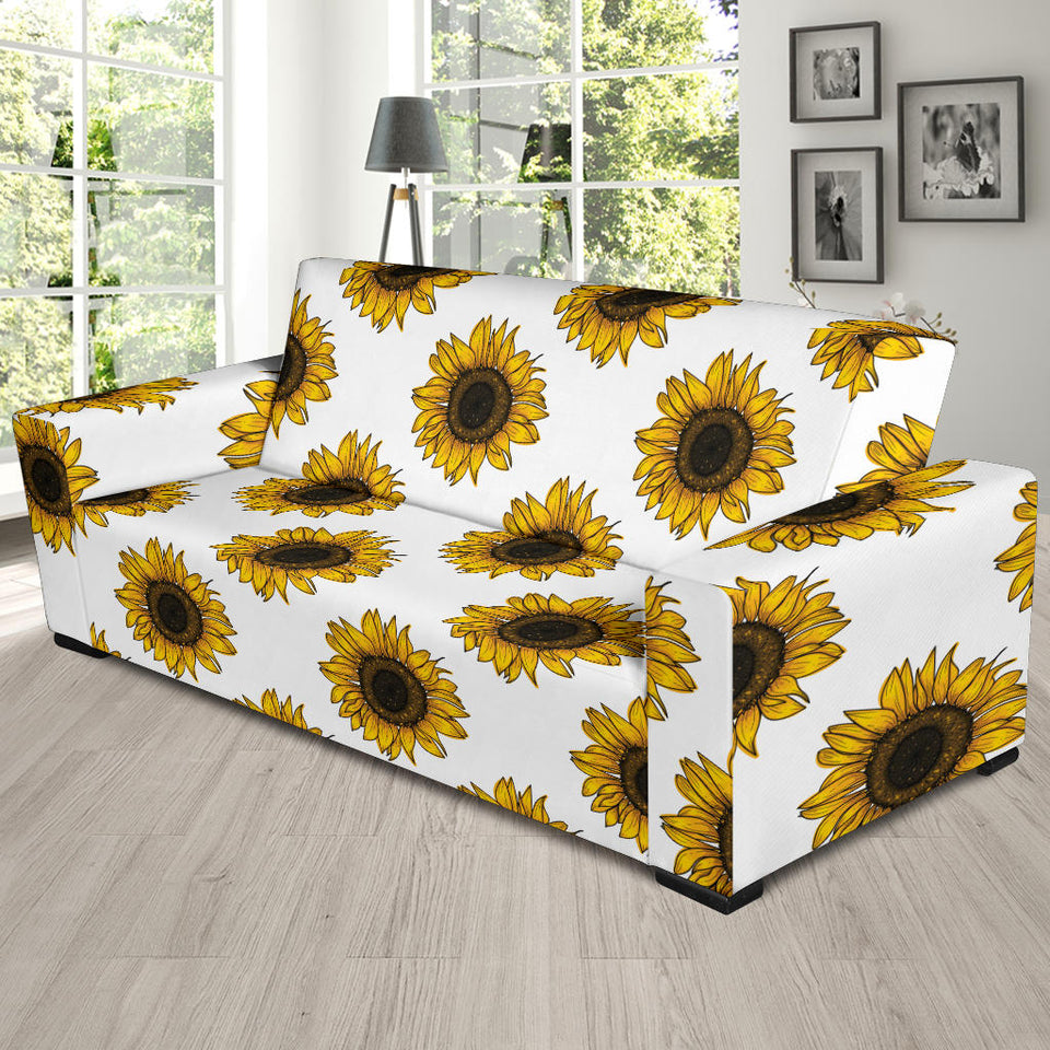 Sunflowers Design Pattern Sofa Slipcover